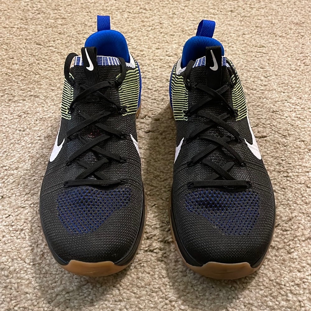 Men’s Nike Metcon 2 DSX Flyknit Black Volt Cross Training Shoes